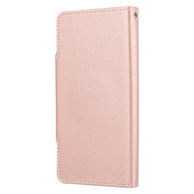 OEM / ODM Cüzdan Iphone Koruyucu Kılıflar Pu Deri Lüks Hakiki