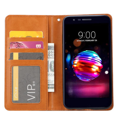 OEM / ODM Deri Google Pixel Telefon Kılıfları Kişiselleştirilmiş Cüzdan Telefon Kılıfı