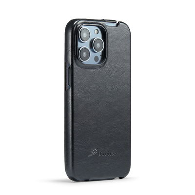 Zarif Lüks Hakiki Deri Telefon Kılıfları OEM Iphone 14 Manyetik Kılıf