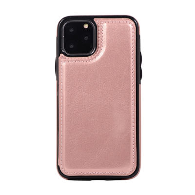 Darbeye Dayanıklı PU Deri Cep Telefonu Cüzdan Kılıf Zararsız IPhone 11 Kapak
