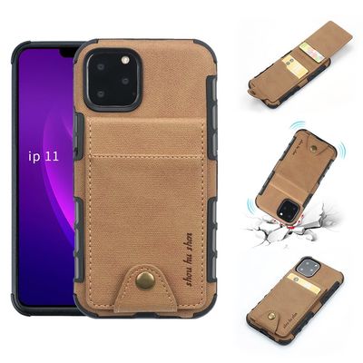 OEM Manyetik Toka Telefon Kılıfı Çizilmez Kredi Kartı Telefon Kılıfı Iphone 12 Pro