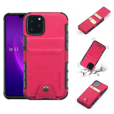 OEM Manyetik Toka Telefon Kılıfı Çizilmez Kredi Kartı Telefon Kılıfı Iphone 12 Pro