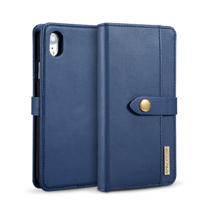 ODM Lüks Hakiki Deri Iphone Cüzdan Kılıf Zararsız Modern Stil