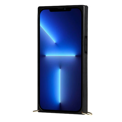 Nefis Iphone Cüzdan Kılıfı Deri OEM / ODM Siyah Telefon Kılıfı