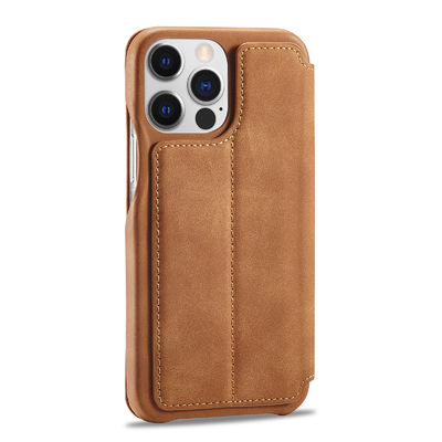 Pu Deri Iphone Cüzdan Kılıfı OEM / ODM Su Geçirmez Telefon Kılıfı