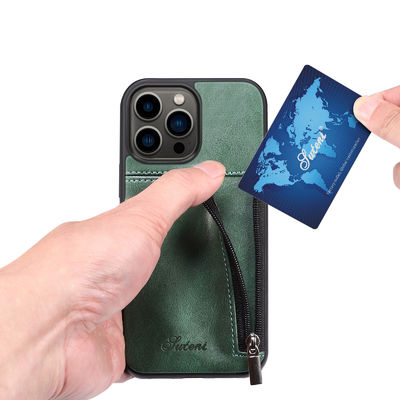 Hakiki Deri Telefon Kılıfları Lüks Iphone Cüzdan Kılıf Modern