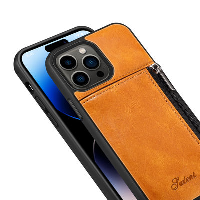 Hakiki Deri Telefon Kılıfları Lüks Iphone Cüzdan Kılıf Modern