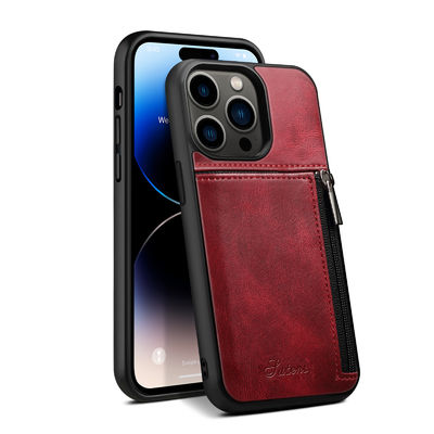 Hakiki Deri Telefon Kılıfları Lüks Iphone Cüzdan Kılıf Modern