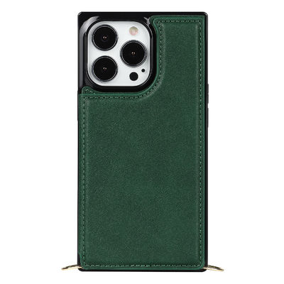 Dikişsiz Hakiki Deri Iphone Koruyucu Kılıflar Dirtproof Lüks