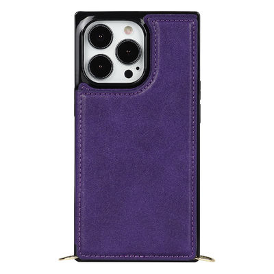Dikişsiz Hakiki Deri Iphone Koruyucu Kılıflar Dirtproof Lüks