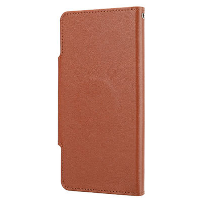 OEM / ODM Cüzdan Iphone Koruyucu Kılıflar Pu Deri Lüks Hakiki