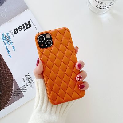 Aşağı Karikatür Deri Hakiki Deri Telefon Arka Kapak IPhone 12 Pro Max için