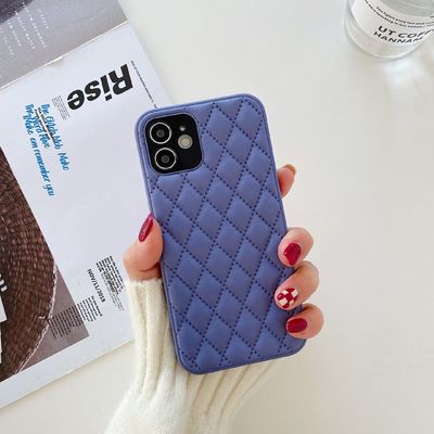 Aşağı Karikatür Deri Hakiki Deri Telefon Arka Kapak IPhone 12 Pro Max için