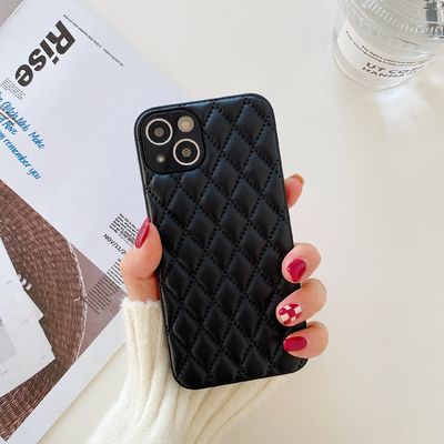Aşağı Karikatür Deri Hakiki Deri Telefon Arka Kapak IPhone 12 Pro Max için
