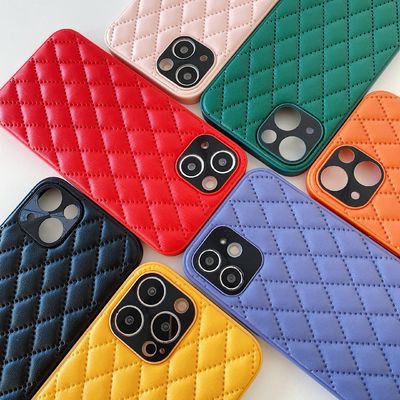 Aşağı Karikatür Deri Hakiki Deri Telefon Arka Kapak IPhone 12 Pro Max için