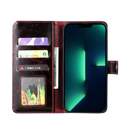 Nefis LG Telefon Kılıfları Dirtproof Cep Telefonu Çanta Kılıfı Silk Grain Flip