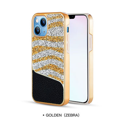 Dikişsiz IPhone 11 Parlak Telefon Kılıfı Zararsız PU Deri Malzeme