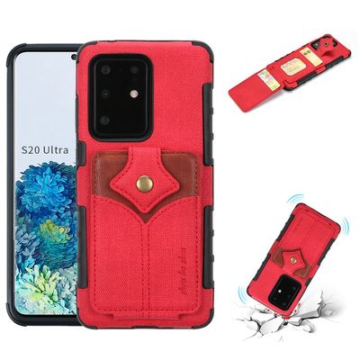 Lüks Orijinal Samsung Koruyucu Kılıflar Çok Fonksiyonlu Deri Telefon Kılıfı