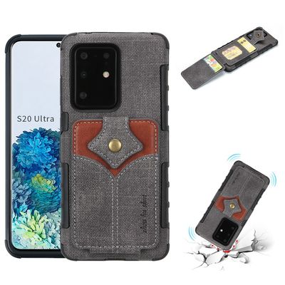 Lüks Orijinal Samsung Koruyucu Kılıflar Çok Fonksiyonlu Deri Telefon Kılıfı