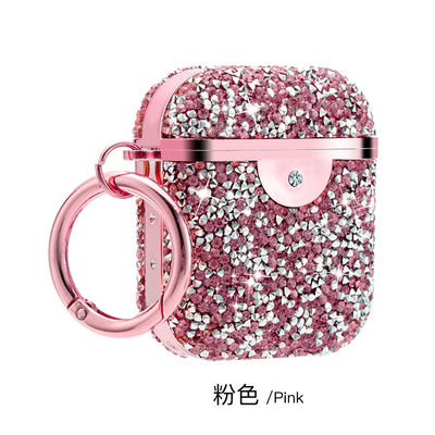Darbeye Dayanıklı Kulaklık / Kulaklık Saklama Kutusu Taşlı Bling Diamond