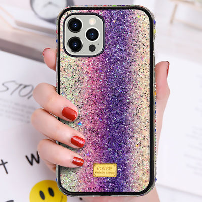Parlak Cep Telefon Kutusu Lüks Elmas Koruma Arka Kutusu IPhone 13 12 Promax için